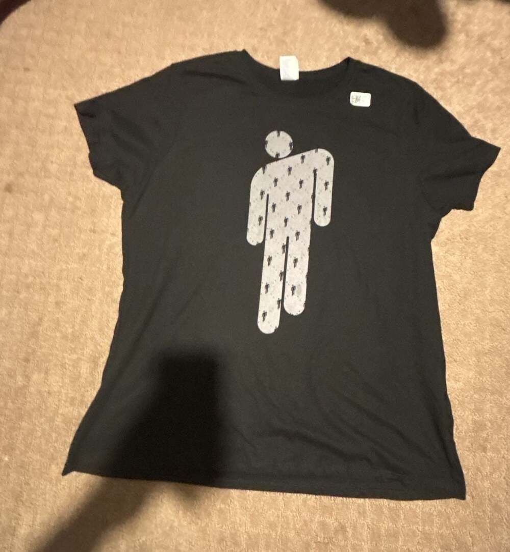 Billie Eilish Official Blohsh Graphic Black T-Shirt Women’s XL